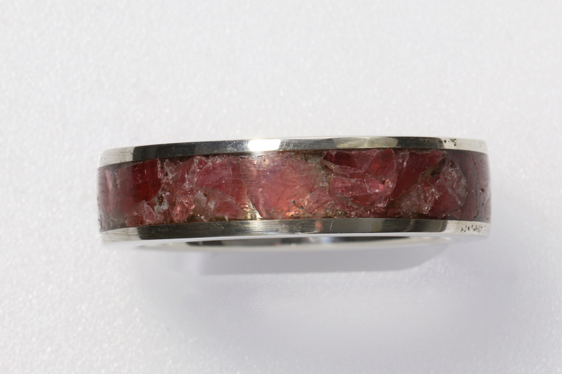 Eudialyte (QC)/ss Rings